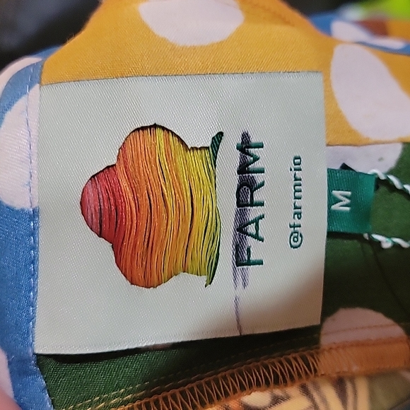 Farm Rio Earth Rainbow Shirtdress - Picture 12 of 14